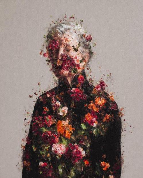 Anne Dias (1985) - (Stretched Canva) The Weight of Memory, Antiek en Kunst, Kunst | Designobjecten