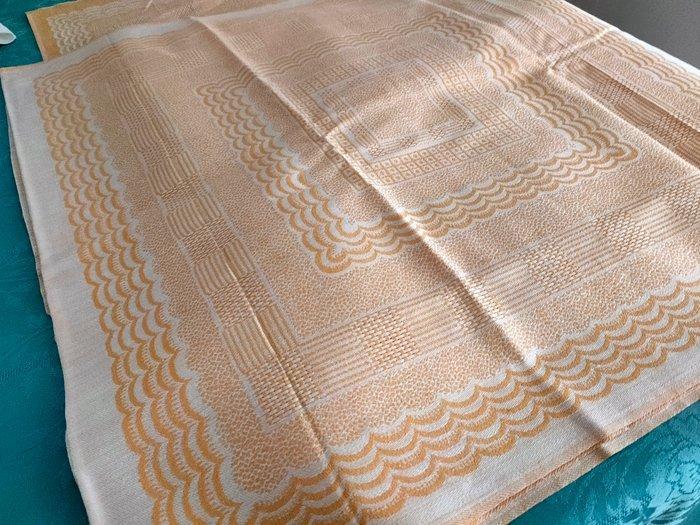 Handdoek - 7.4 m - 0.61 m - Linnen voor handdoeken., Antiek en Kunst, Antiek | Tapijten, Tafelkleden en Textiel