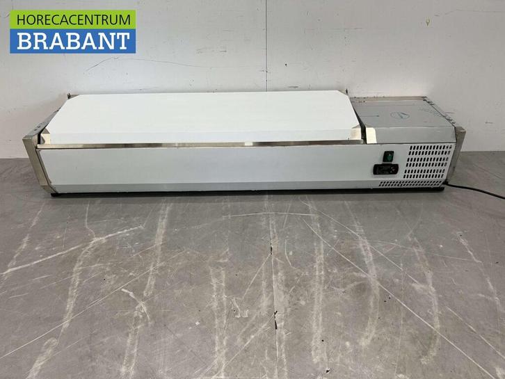 RVS HCB Opzetvitrine Opzet koelvitrine saladière 6 x 1/4 GN, Zakelijke goederen, Horeca | Keukenapparatuur, Ophalen of Verzenden