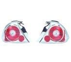 Feux Arrière Pour Honda Civic 01-03 Fond Chromé, Verzenden, Nieuw