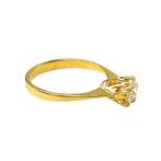 Ring - 14 karaat Geel goud Diamant (Natuurlijk) - 0,50 Ct -, Nieuw