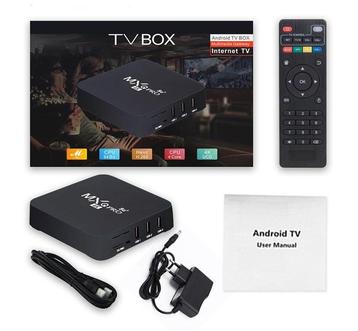 MXQ PRO android 12 tv box mediaspeler IPTV +5G smart 1/8GB 2 disponible aux enchères