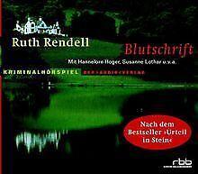 Blutschrift, 1 Audio-CD  Rendell, Ruth, Hoger, H...  Book, Boeken, Overige Boeken, Zo goed als nieuw, Verzenden