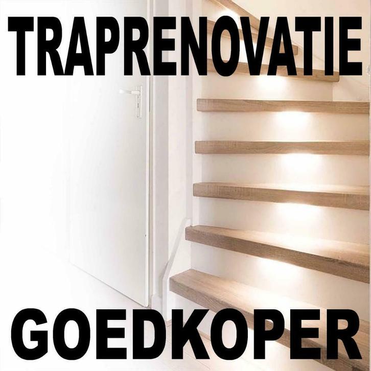 TRAPRENOVATIE PRIJZEN DEZE MAAND VEEL (max 49%) GOEDKOPER !, Doe-het-zelf en Bouw, Ladders en Trappen, Nieuw