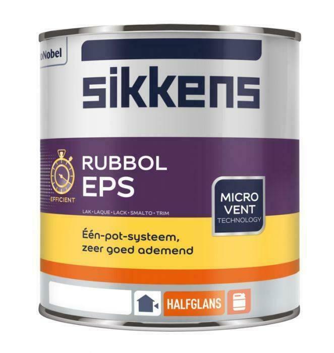 Sikkens Rubbol EPS halfglanzende overgrond- en aflak voor bu, Doe-het-zelf en Bouw, Verf, Beits en Lak, Nieuw, Verzenden