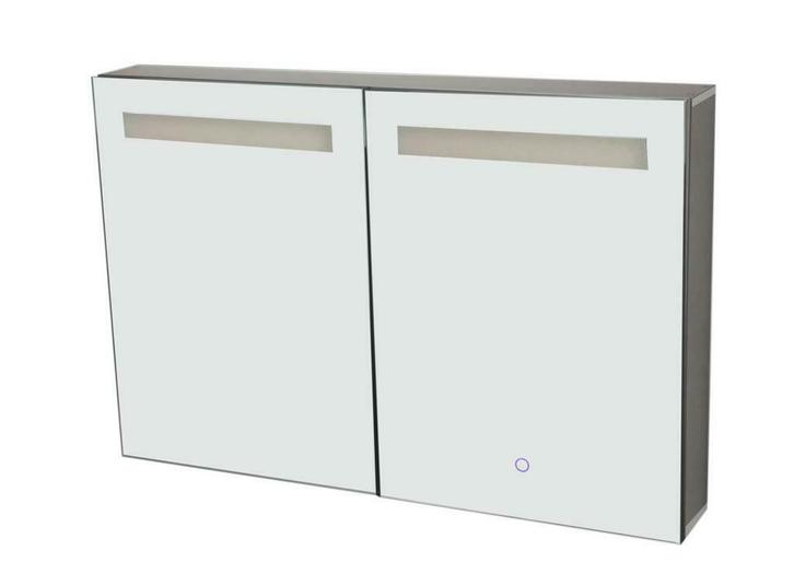 Aluma luxe spiegelkast incl. LED verlichting 80x60cm, Huis en Inrichting, Woonaccessoires | Spiegels, Ophalen of Verzenden