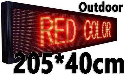 SALE! Rode professionele LED lichtkrant 40*205cm, Huis en Inrichting, Woonaccessoires | Overige, Verzenden