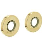 Intersteel rozetten verdekt ø49x7mm messing gelakt, Ophalen of Verzenden, Nieuw