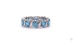 Bague Platine - 5.13ct. tw. Bleu Diamant (Diamant de, Nieuw