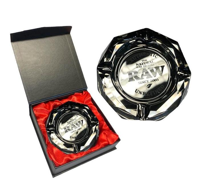 Raw Darkside Glass Ashtray, Verzamelen, Rookartikelen, Aanstekers en Luciferdoosjes, Nieuw, Verzenden