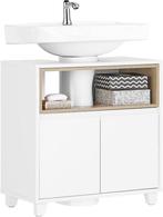 2dekans | SoBuy - Onder de Gootsteen Badkamerkast - 60 x 30, Doe-het-zelf en Bouw, Hout en Planken, Ophalen of Verzenden, Nieuw