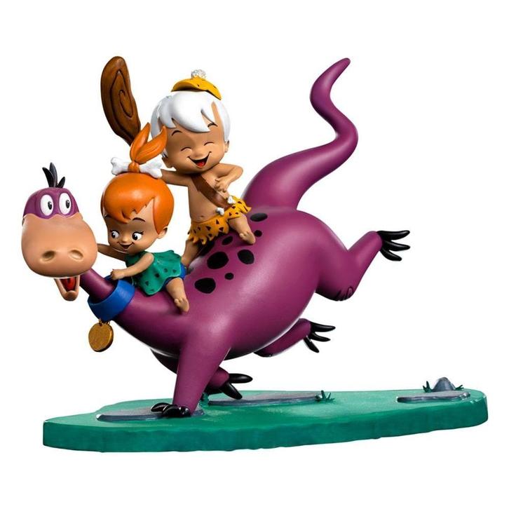 The Flintstones Art Scale Statue 1/10 Dino, Pebbles and Bamm, Verzamelen, Film en Tv, Ophalen of Verzenden