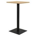 vidaXL Bistrotafel 60x60x107 cm eikenkleurig, Huis en Inrichting, Tafels | Eettafels, Verzenden, Nieuw