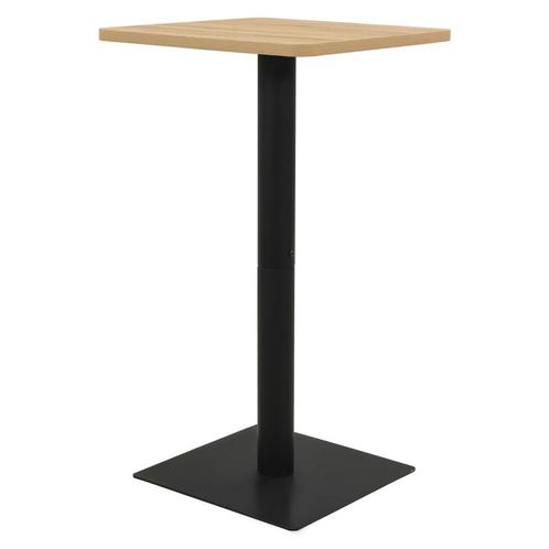 vidaXL Bistrotafel 60x60x107 cm eikenkleurig, Huis en Inrichting, Tafels | Eettafels, Nieuw, Verzenden