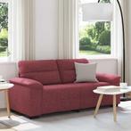 vidaXL 2-zitsbank wijnrood 140 cm stof, Huis en Inrichting, Zetels | Zetels, Verzenden, Nieuw
