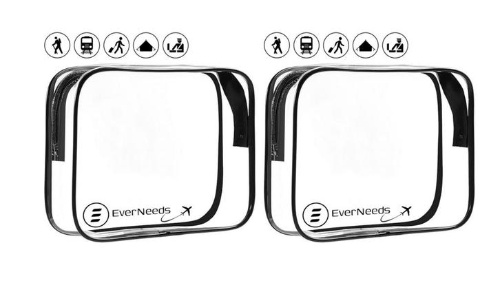 2dekans | EverNeeds Toilettas - Transparant - Dames En Heren, Caravanes & Camping, Accessoires de camping, Enlèvement ou Envoi