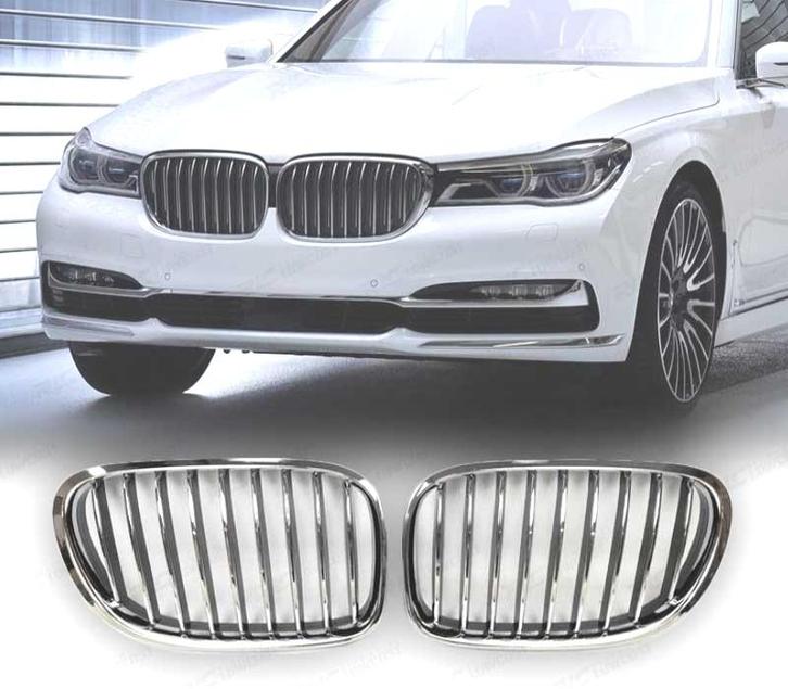CALANDRES BMW F01 F02 08-15 CHROMÉ, Auto-onderdelen, Carrosserie, Verzenden