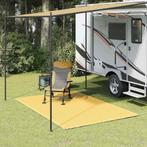 vidaXL Tenttapijt 250x200 cm HDPE beige, Caravans en Kamperen, Tentaccessoires, Verzenden, Nieuw