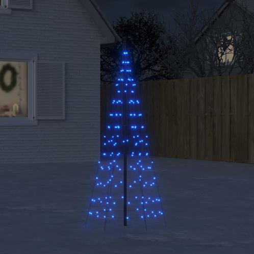 vidaXL Lichtkegel aan vlaggenmast 200 blauwe LEDs 180 cm, Diversen, Kerst, Nieuw, Verzenden