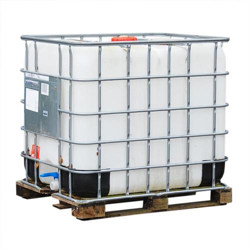 IBC Container  L: 1200, B: 1000, H: 1150 (mm) wit, Jardin & Terrasse, Barils de pluie, Enlèvement ou Envoi