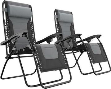 Tweedekans | LifeGoods Ligstoelen Comfort - Opvouwbaar - beschikbaar voor biedingen