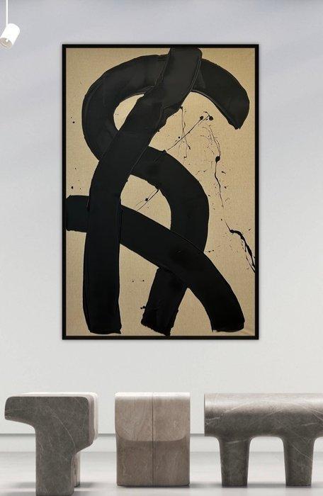 Stefanie Raus - Black 929 XXL, Antiek en Kunst, Kunst | Schilderijen | Modern