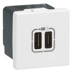 Legrand Mosaic Chargeur USB Type C 2 Module Blanc - 077590, Verzenden