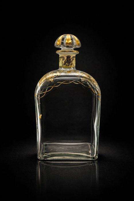 Karaf - Bande fiscale d’origine - handgeschilderde gouden, Antiek en Kunst, Curiosa en Brocante