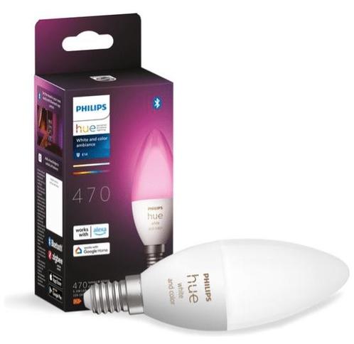 Philips Hue Kaarslamp Lichtbron E14 - wit en gekleurd licht, Huis en Inrichting, Lampen | Losse lampen, Verzenden