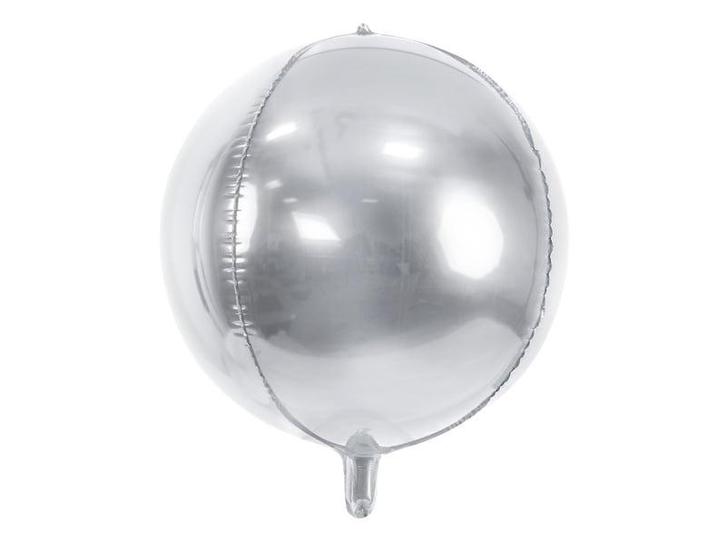 Helium Ballon Rond Zilver Leeg 40cm, Hobby en Vrije tijd, Feestartikelen, Nieuw, Verzenden