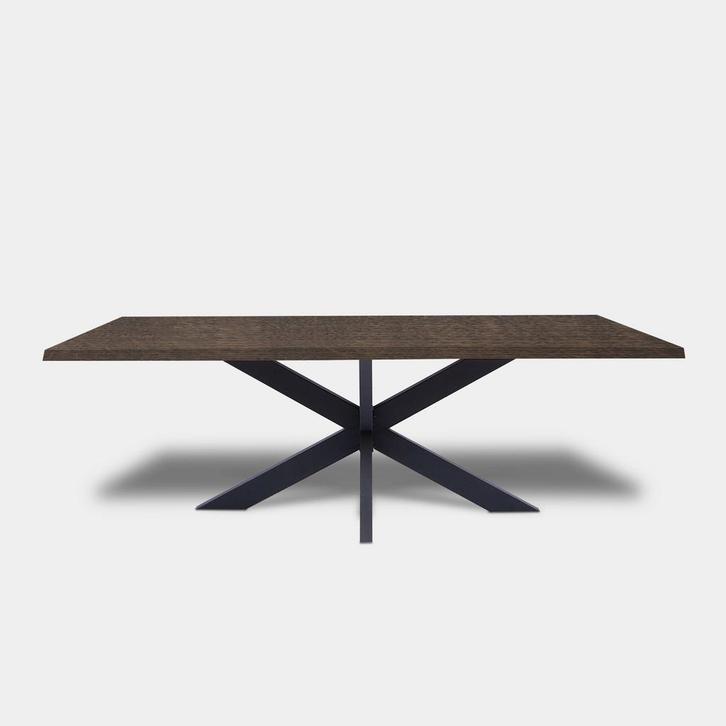 Tafel Boomstam eikenhout  Matrix  180x90, Huis en Inrichting, Tafels | Eettafels