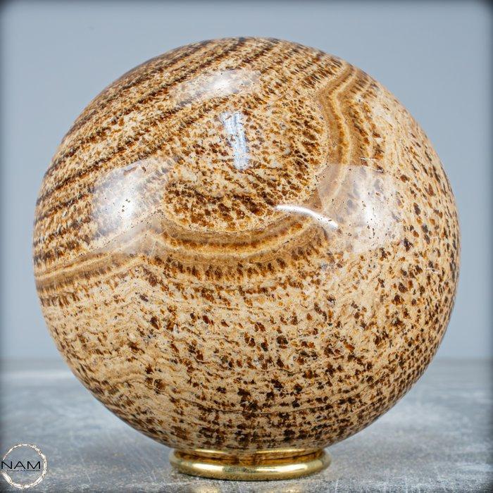 Natuurlijke aragonietbol. Uit Peru- 1711.22 g, Antiquités & Art, Curiosités & Brocante