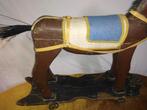France ou Allemagne - Jouet Painted Wooden Folk-Art Horse On
