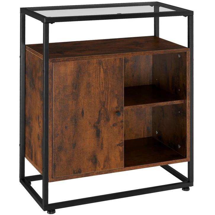 tectake Wandkastje Conventry 70x38x80,5cm - Industrieel hout, Huis en Inrichting, Kasten | Wandmeubels, Verzenden