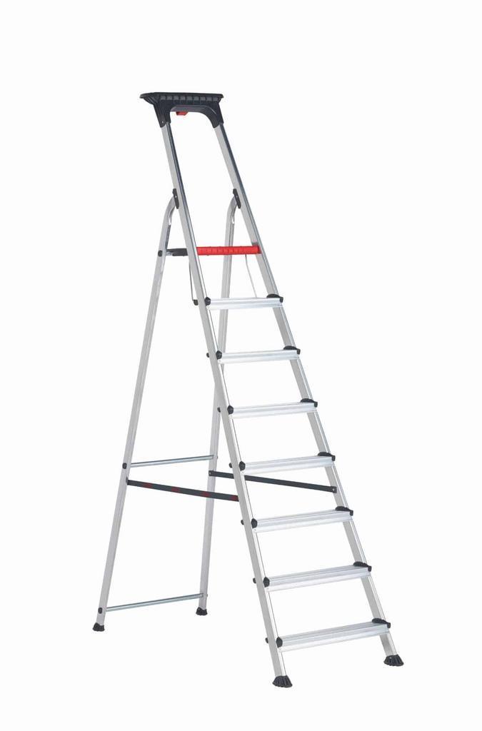 Altrex huishoudtrap Double Decker 8 treden, Doe-het-zelf en Bouw, Ladders en Trappen, 2 tot 4 meter, Opvouwbaar of Inschuifbaar