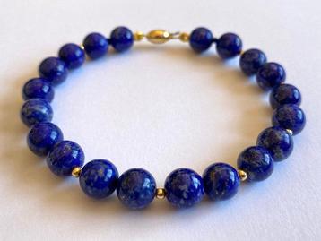 Or 18 carats (750) - Lapis Lazuli - Bracelet