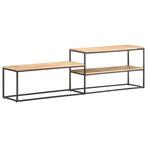 vidaXL Tv-meubel 180x30x50 cm ruw mangohout, Huis en Inrichting, Verzenden, Nieuw