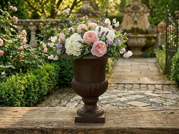 Bloempot (2) - Gietijzer - Franse vaas, Antiek en Kunst, Kunst | Designobjecten