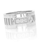 Tiffany &amp; Co. - Ring - Atlas - 18 karaat Witgoud -  0.18ct., Handtassen en Accessoires, Ringen, Nieuw