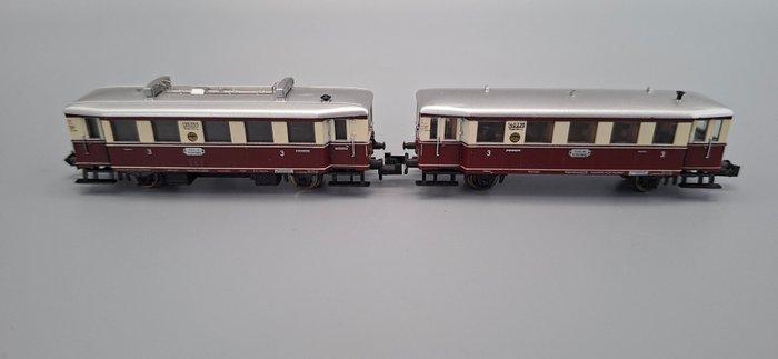 Minitrix N - 2093 - Treinstel (1) - Tweedelige Railbus VT, Hobby en Vrije tijd, Modeltreinen | N-Spoor