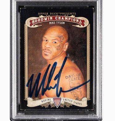 2023 Trading Card Mike Tyson Hand Signed - PSA - 1 Graded, Verzamelen, Stickers