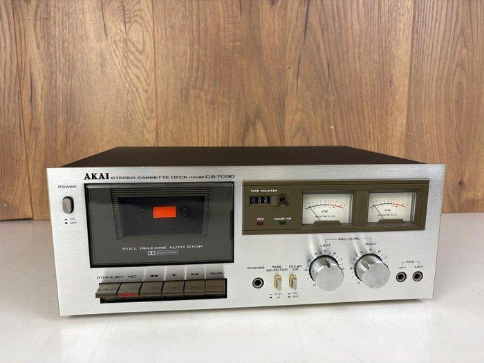 Akai - CS-703D Audiocassette deck, Audio, Tv en Foto, Radio's