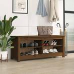 vidaXL Schoenenbank 110x38x45,5 cm massief grenenhout, Verzenden, Nieuw