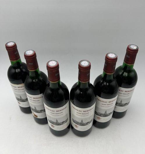 1985 Château Merissac - Bordeaux, Saint-Émilion Cru - 6, Verzamelen, Wijnen