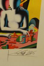 Mark Kostabi (1960) - Coppia con gatto