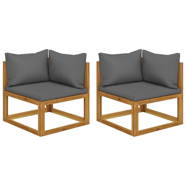 Hoekbank Donkergrijs | OP = OP | Terras Deals, Huis en Inrichting, Zetels | Zetels, Minder dan 75 cm, Hoekbank, Nieuw, Vierpersoons of meer