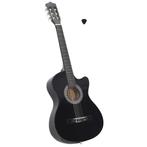 vidaXL Gitaar cutaway met 6 snaren western klassiek 38, Muziek en Instrumenten, Verzenden, Nieuw