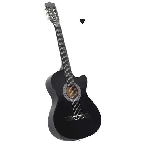 vidaXL Gitaar cutaway met 6 snaren western klassiek 38, Muziek en Instrumenten, Snaarinstrumenten | Gitaren | Akoestisch, Nieuw