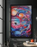 Ksavera - Cubism A1400 - abstract painting on XXL canvas, Antiek en Kunst, Kunst | Schilderijen | Modern