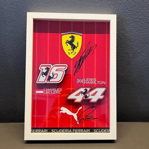 Ferrari - Formula 1 - Charles Leclerc & Lewis Hamilton -, Verzamelen, Automerken, Motoren en Formule 1